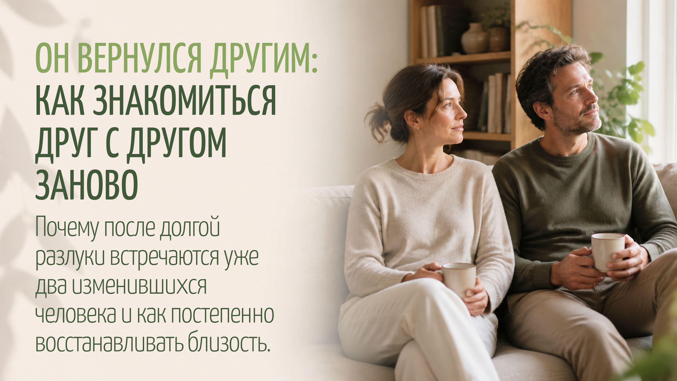 Он вернулся другим: как знакомиться друг с другом заново