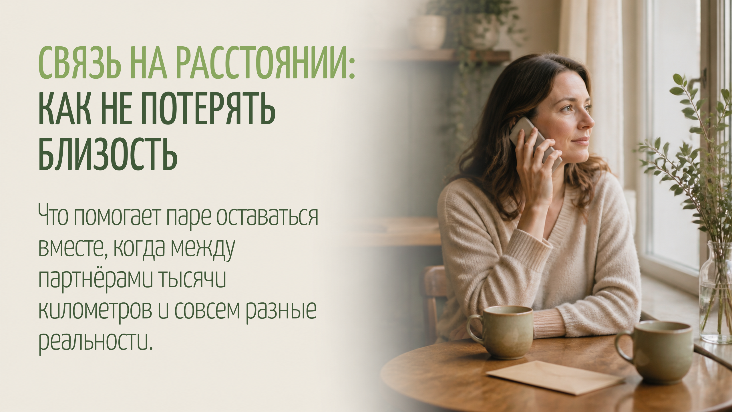 Связь на расстоянии: как не потерять близость