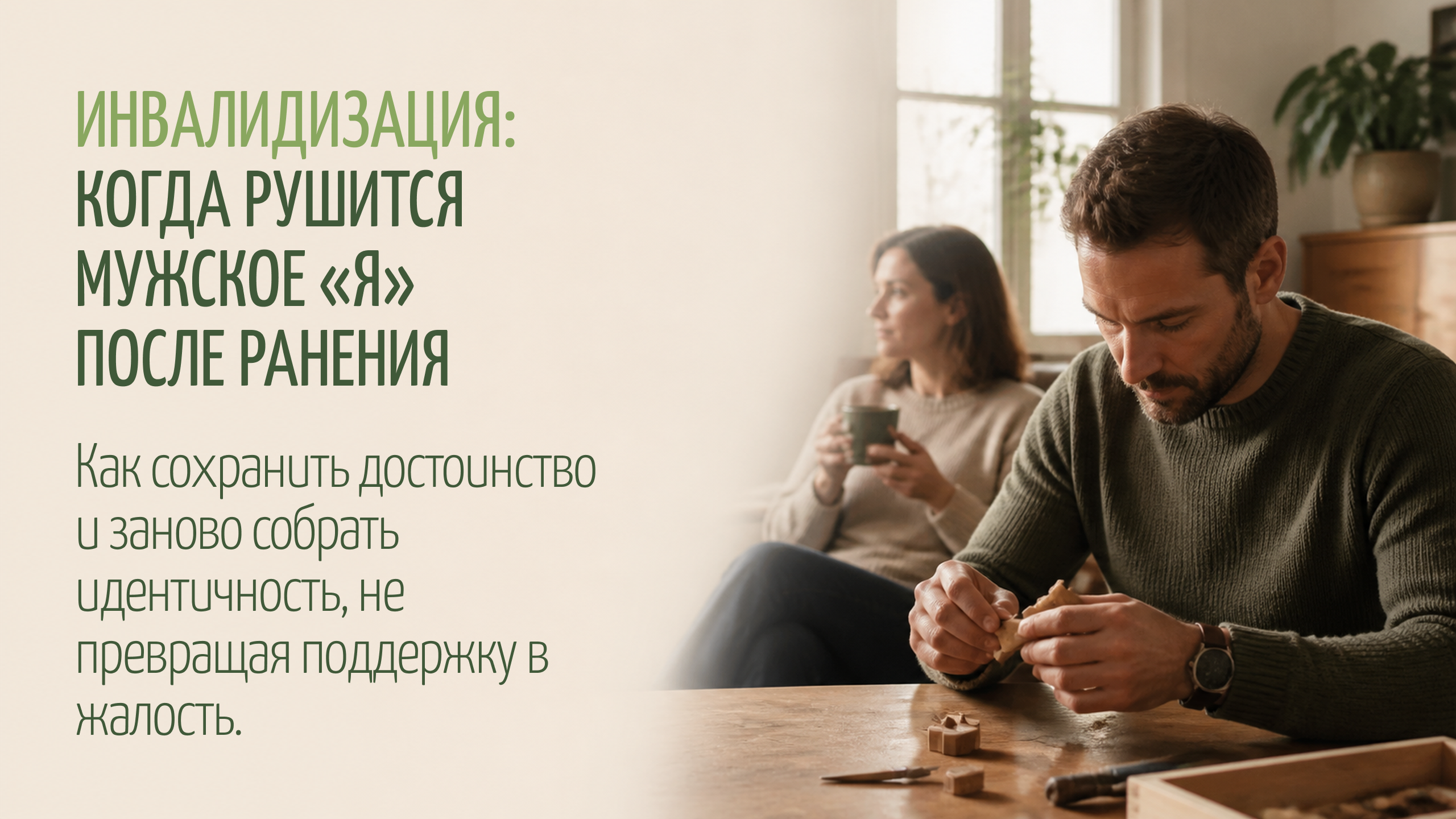 Инвалидизация: когда рушится мужское «я» после ранения